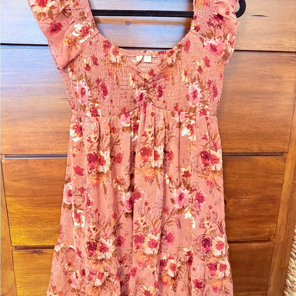 Floral Pink women Dress
